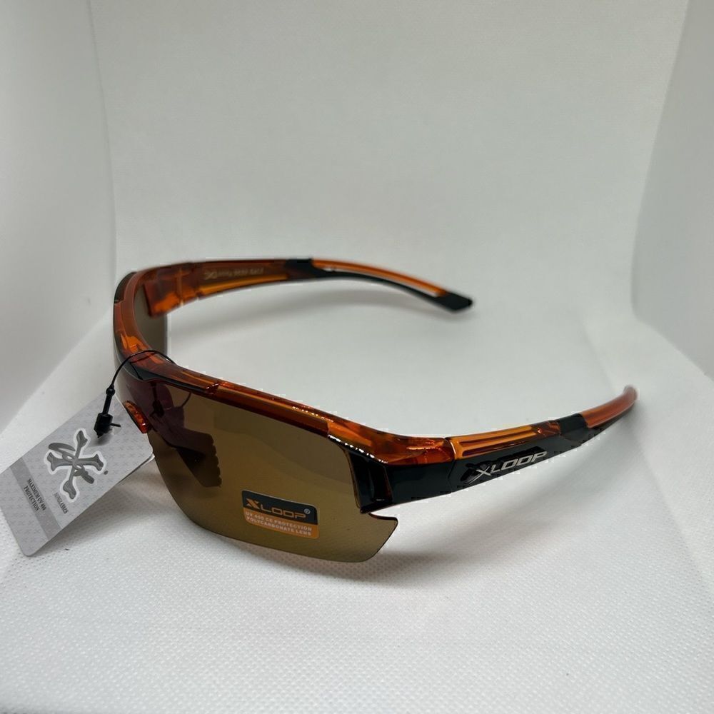 X-Loop Mens Wrap Sunglasses 
